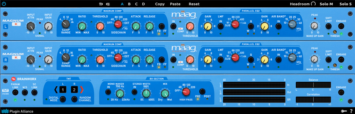 574．Brainworx社のMäag Audio Magnum-K使ってみよう♪ ～コンプ