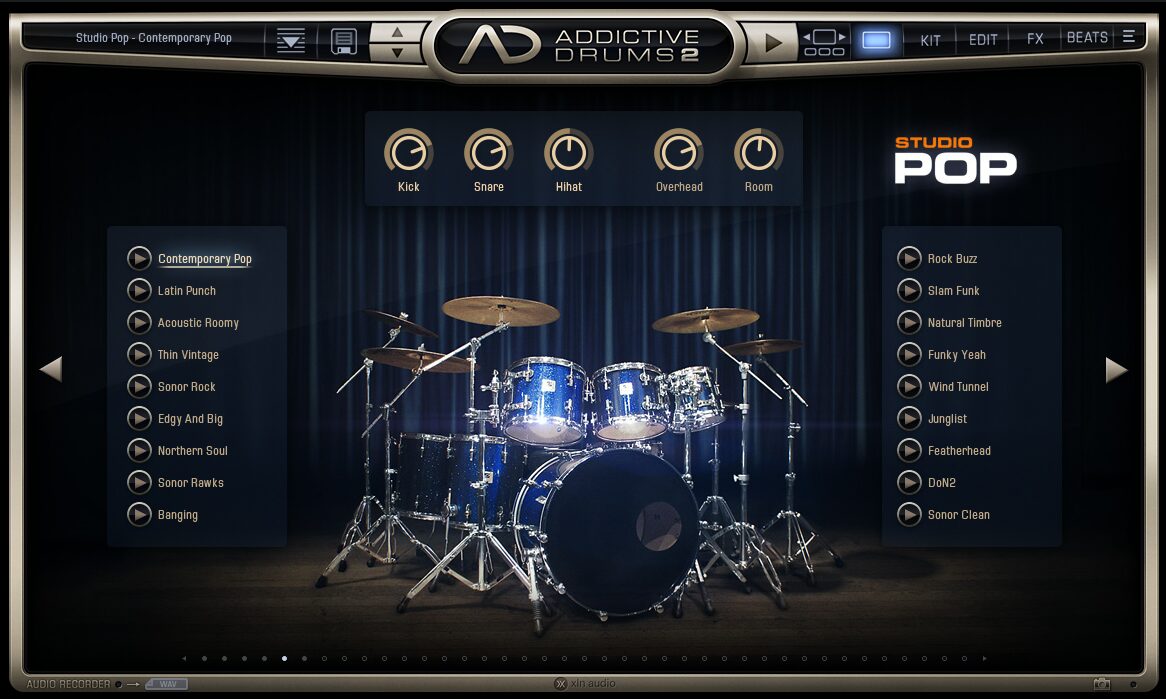 588.xln audio社のADDICTIVE DRUMS2使ってみよう♪ ~ドラム音源 588.xln audio社のADDICTIVE DRUMS2使ってみよう♪ ~ドラム音源