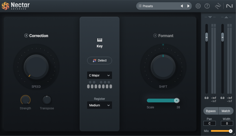 741．iZotope社のNectar4 Pitchを使ってみよう♪ ～ピッチ