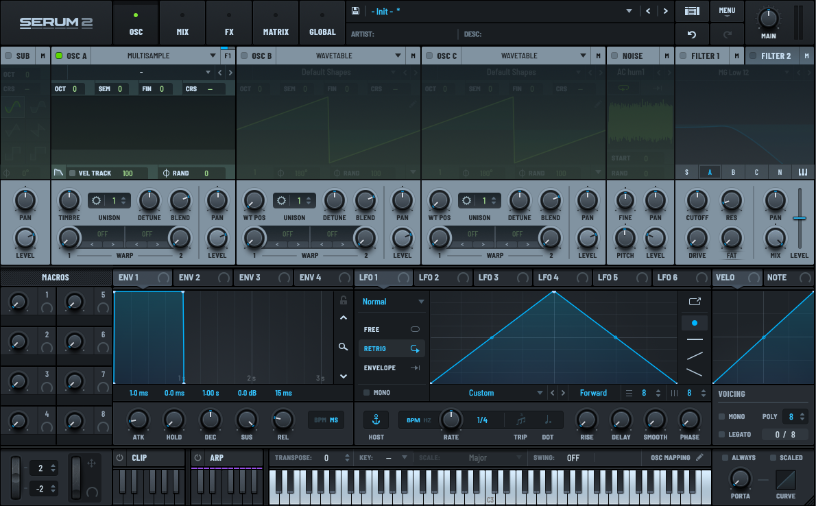 881＿1．Xfer records社のSerum2を使ってみよう♪その1